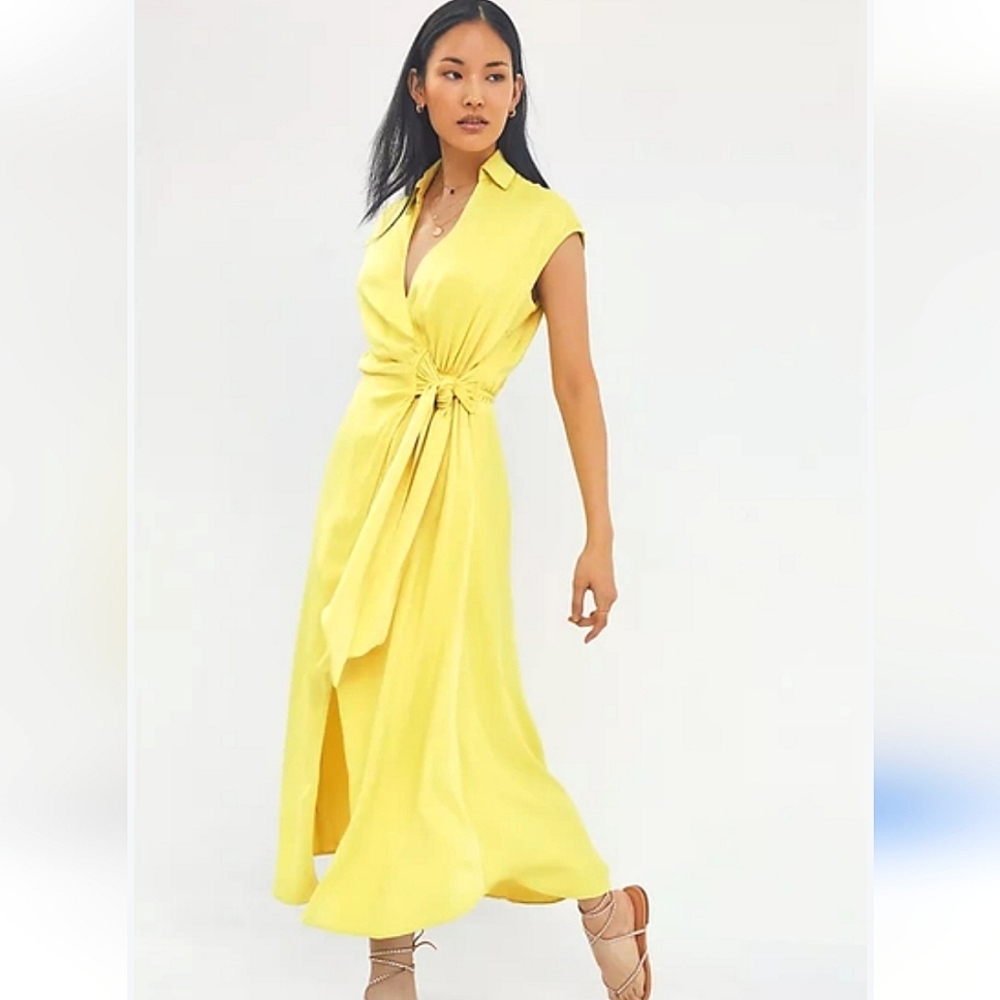 Maeve medium Yellow Midi Dress - Picture 2 of 16